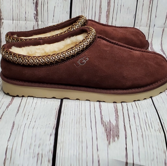 UGG Other - UGG® Tasman Moccasin Burgundy Suede Size 11